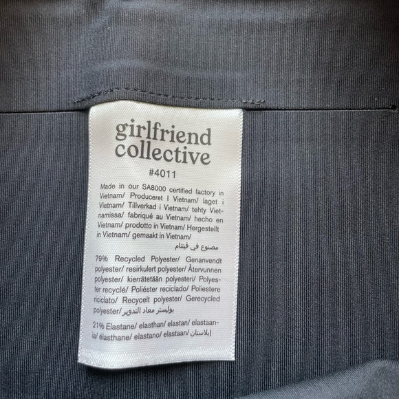 Girlfriend Collective Plum High-Rise Bike Short Size S - Picture 10 of 13